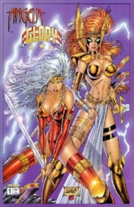 Angela/Glory: Rage of Angels Liefeld Cover (1996)
